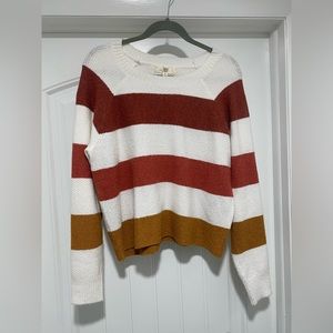 Fall Toned Cropped Sweater